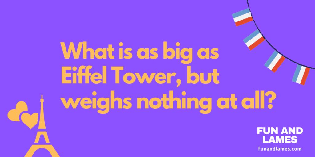 riddle with answers hard - Eiffel Tower