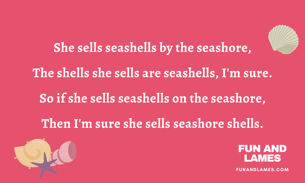 She Sells Seashells  Nursery Rhyme For Kids With Lyrics